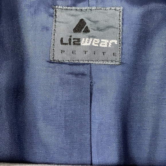 Lizwear Petite Blazer Suit Jacket Tweed Wool Blend Heather - Picture 3 of 8